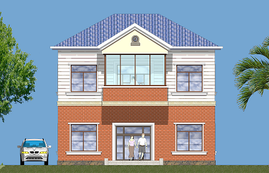 經濟實用型自建房屋設計圖，簡單大方，布局完善合理