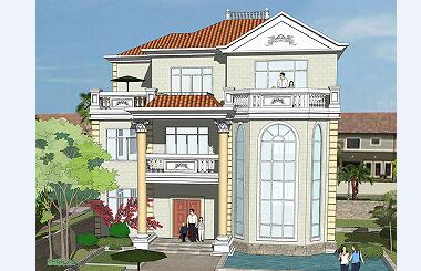 精品三層自建房屋設計圖，含全套施工圖紙，豪華戶型