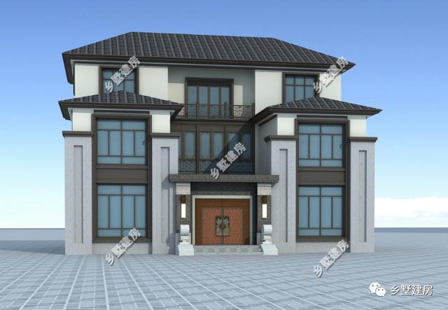 回家建棟別墅作為勞動節的禮物，高端大氣，全家人都喜歡！