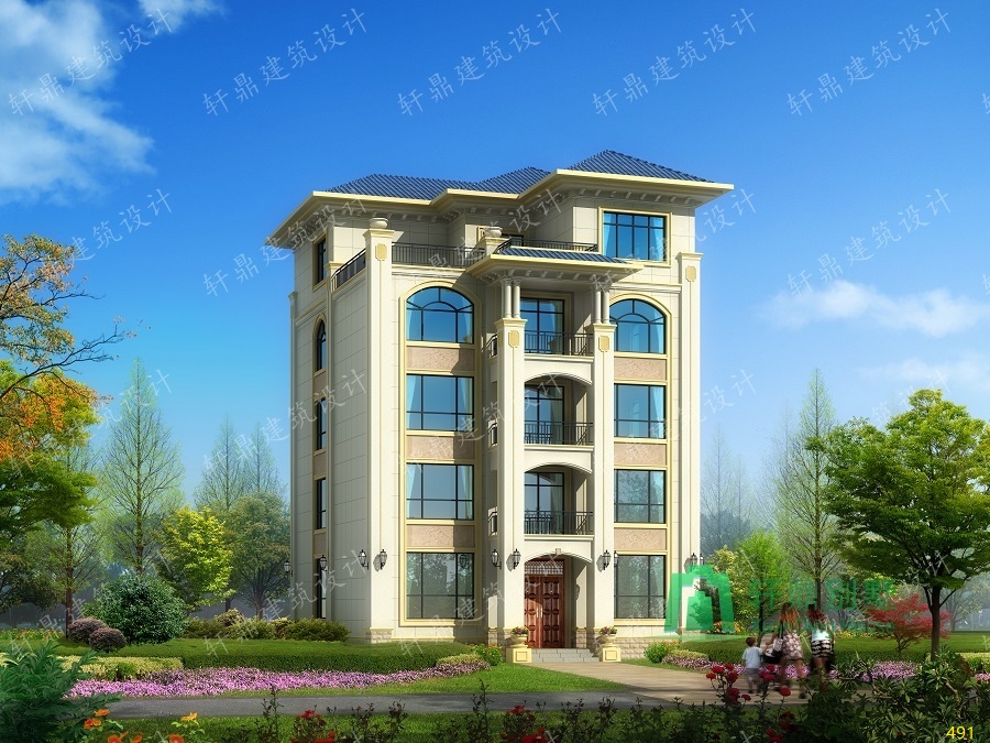 四層半自建房屋設計圖，占地180平方米，適合做民宿