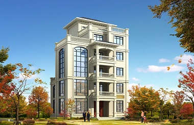 13*13米現代6層自建房屋設計圖，可做民宿
