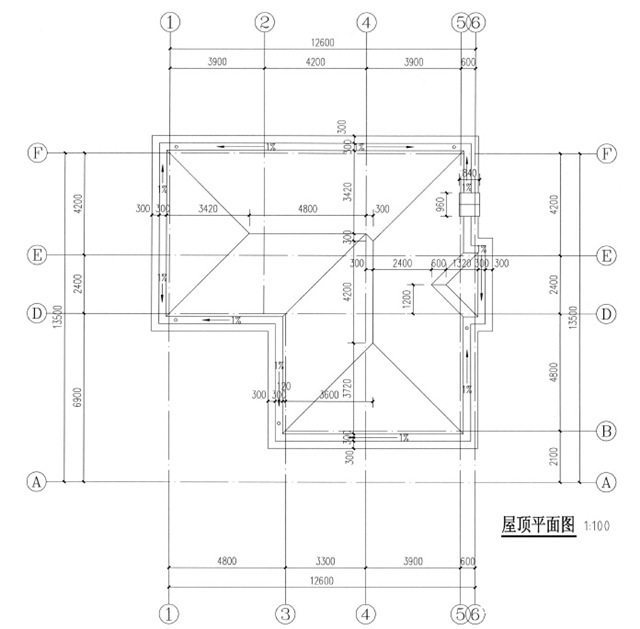 下面這款戶型圖外觀簡約，尺寸合理，非常適合農村自建別墅!
