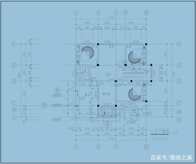下面介紹的是3款宅基地大小一致，但是建出來(lái)的3款別墅不一致，看看你更喜歡哪款？