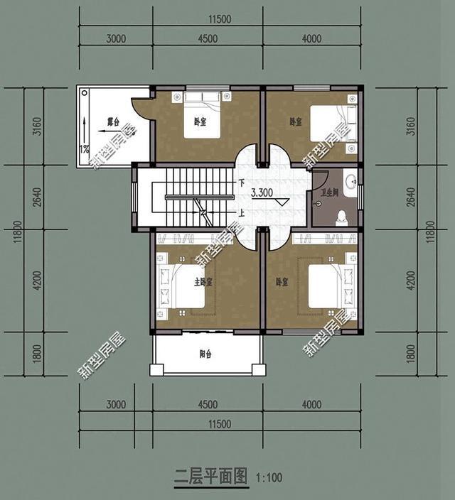 今天新型房屋為大家展示幾套帶堂屋的房屋設計圖紙，不同的人有不同的審美，不知道你會喜歡哪一套呢？