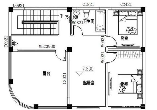 占地80平米到120平米不等的三套，外觀大氣，內(nèi)部布局合理實(shí)用，希望能夠幫到你！