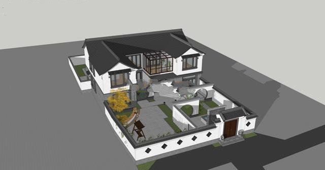 休閑中式住宅，帶陽光室，滿足家庭成員休閑需求,度假交友的最佳之選