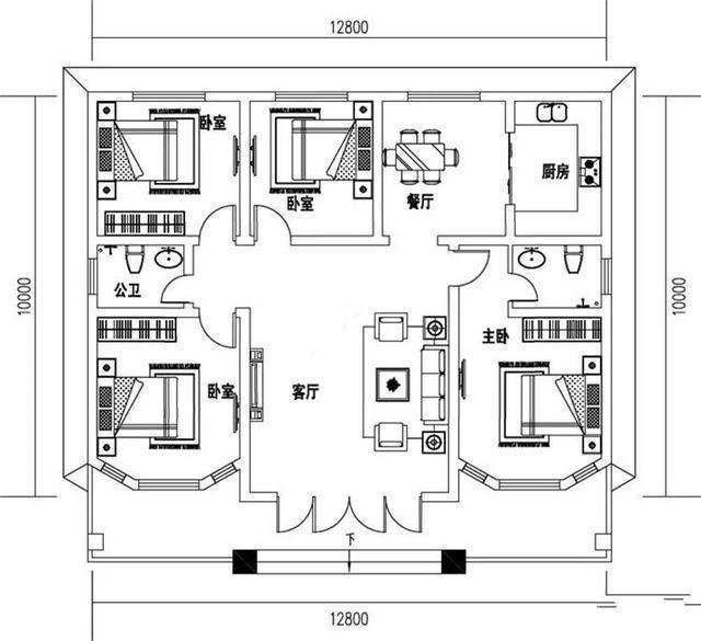 在農(nóng)村一層的自建房其實(shí)也很受大家的喜愛(ài)，一層的房子住著也比較舒適