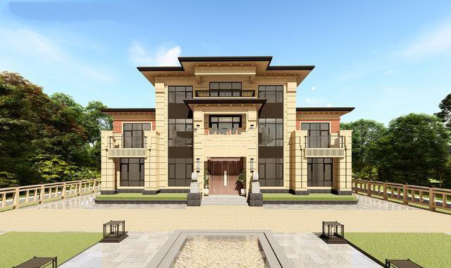 建筑師將庭院分為兩個(gè)主要區(qū)域：左邊的休閑區(qū)和中間的景觀區(qū)。公共空間以開(kāi)放的現(xiàn)代設(shè)計(jì)為風(fēng)格,風(fēng)景美不勝收！