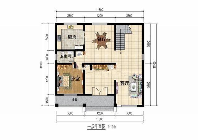 如果自己的地基有這么大的話，在農(nóng)村建一棟這樣的別墅，獨(dú)棟獨(dú)院，一家人住著溫馨舒適，豈不是美哉