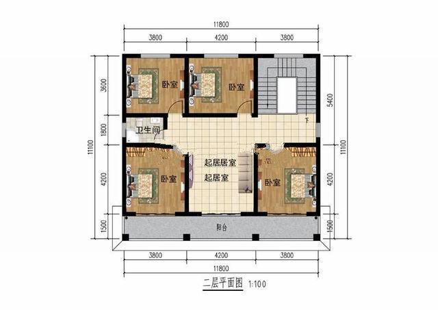 如果自己的地基有這么大的話，在農(nóng)村建一棟這樣的別墅，獨(dú)棟獨(dú)院，一家人住著溫馨舒適，豈不是美哉