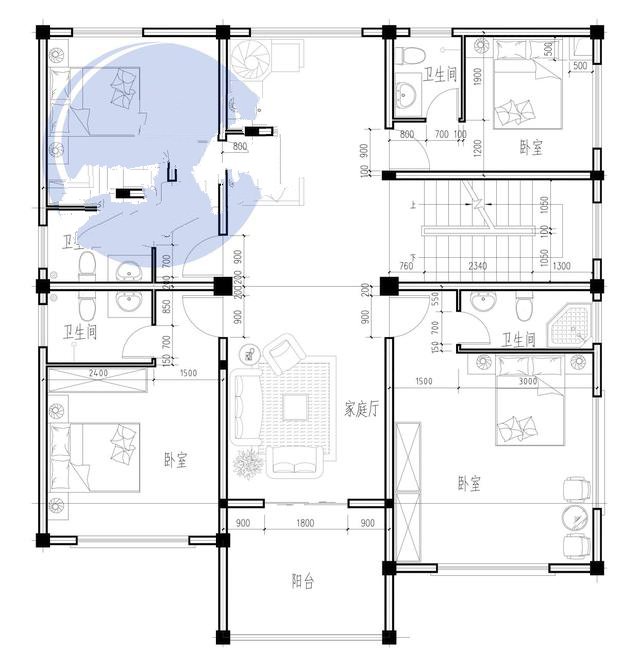 　這棟占地140平方米的三層別墅是他的前任自己建造的，可惜為時已晚！