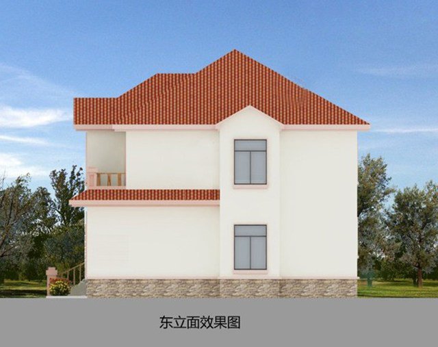 邊肖引進(jìn)的農(nóng)村小二層建筑面積小，美觀大方，實(shí)用，關(guān)鍵是成本低。讓我們快速看一下,沒錢也可以建別墅！