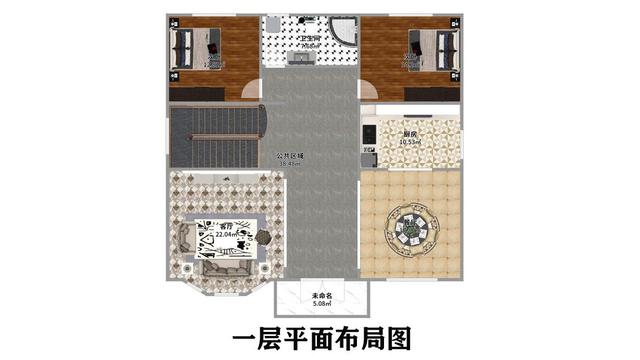 多層露臺的外部裝飾寬敞明亮，三層布局堅固，非常適合我們現在的年輕人，外觀大氣、生活休閑。