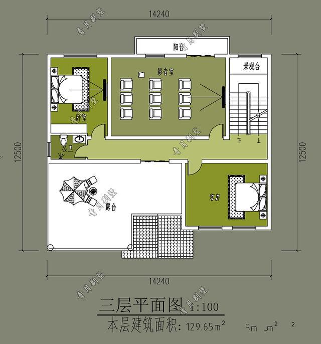 本戶型設計漂亮大方，層次分明，不拘一格，外觀大氣上檔次，誰入住誰知道，你值得擁有!