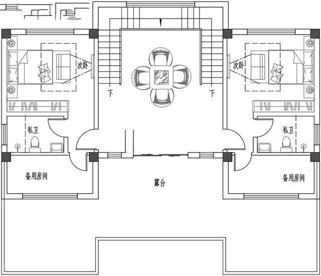 建筑為新中式風格，整體色調以簡潔的高級灰為主，與周邊環境相呼應,新中式別墅外觀更加寬敞，美麗的風景盡收眼底！