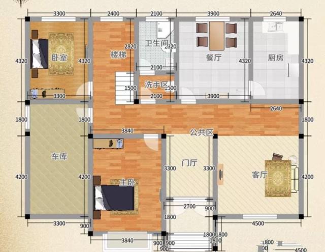 在農(nóng)村建房不需要豪華、簡(jiǎn)單實(shí)用、居住舒適，而且可以過上好的生活。外觀素雅，色彩明快，房間尺度設(shè)計(jì)恰當(dāng)，空間利用率高，時(shí)代氣息濃郁