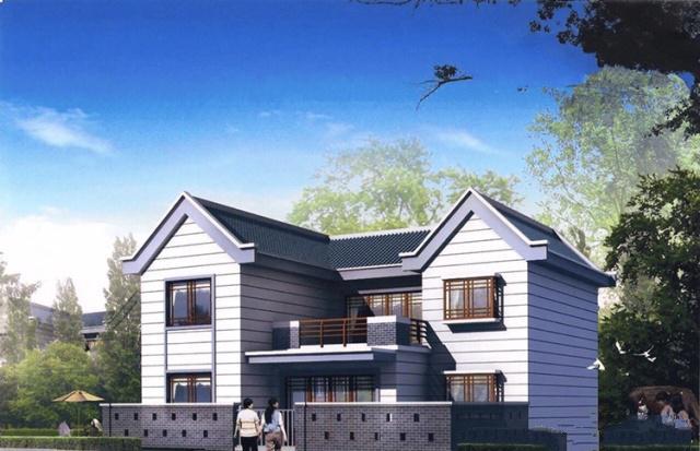 在農(nóng)村建房不需要豪華、簡(jiǎn)單實(shí)用、居住舒適，而且可以過上好的生活。外觀素雅，色彩明快，房間尺度設(shè)計(jì)恰當(dāng)，空間利用率高，時(shí)代氣息濃郁