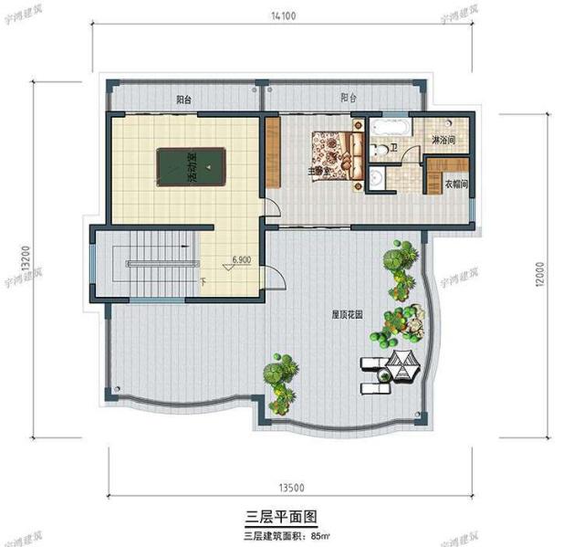 房子是必需品，無(wú)論如何，一個(gè)人一生都必須有一所屬于自己的房子。鄉(xiāng)村別墅設(shè)計(jì)方案的首選，這種布局能滿足你的生活！