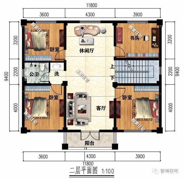 新中式風格設計的鄉村別墅