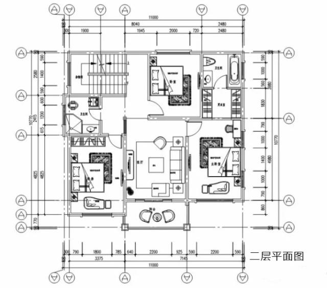 正在建設的兩層農村別墅