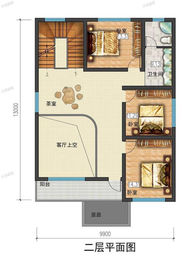 四層歐式精致鄉村別墅