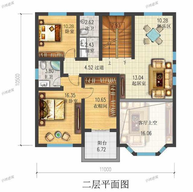 30萬以內的鄉村別墅設計圖紙
