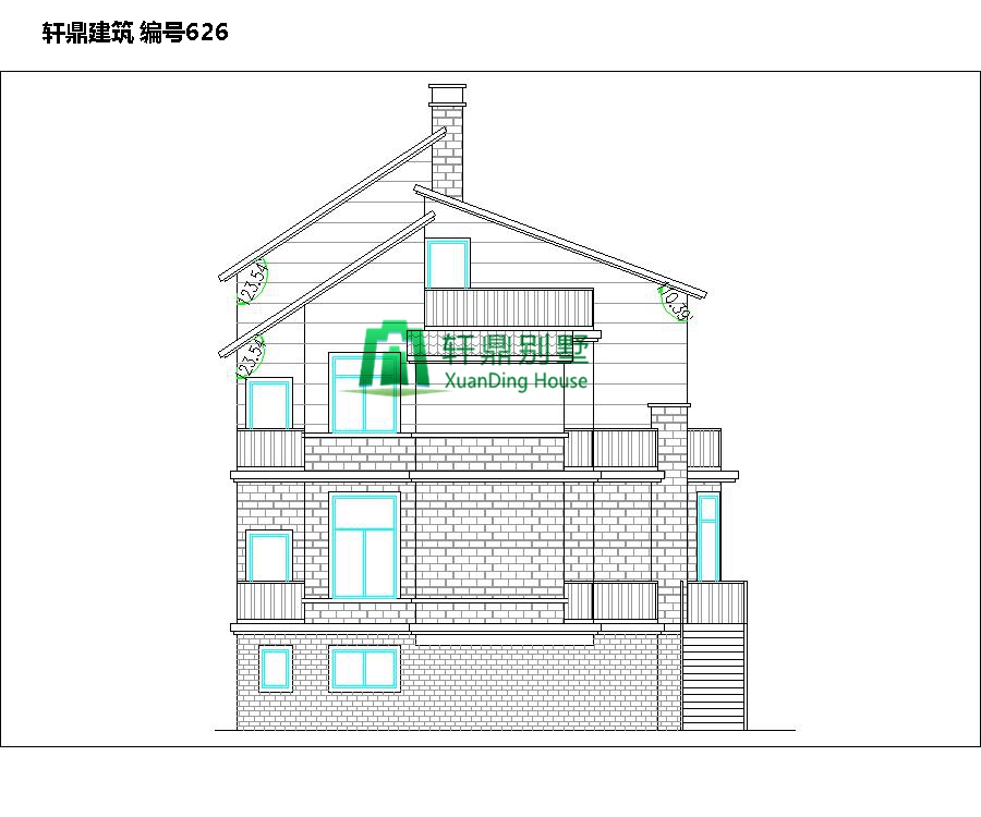 農(nóng)村小戶(hù)型有車(chē)庫(kù)別墅的設(shè)計(jì)圖