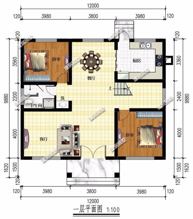 面寬12米的兩棟自營住宅