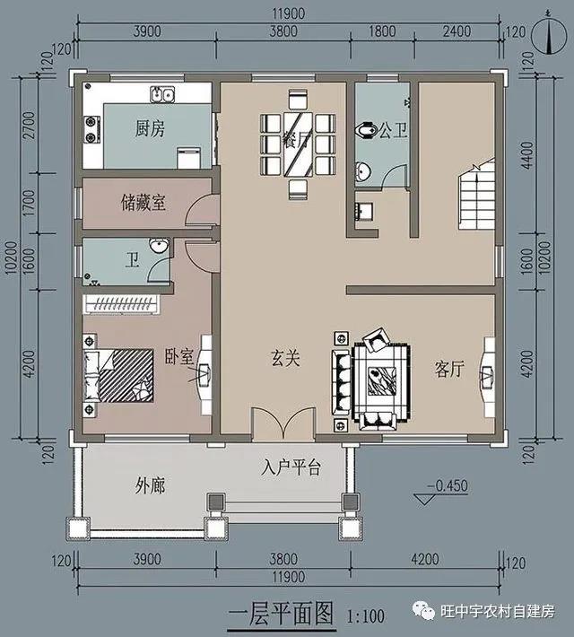 2層的農村獨棟別墅