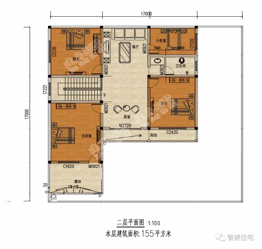 帶有庭院設計的鄉村別墅