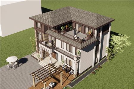 新中國風格的農村自建住宅
