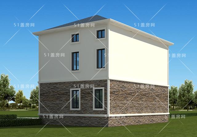 小戶型現代簡約風格的三層別墅